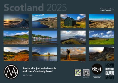 MunroArt Scotland 2025 - A4 Calendar 28 pages - FREE Shipping - Image 5