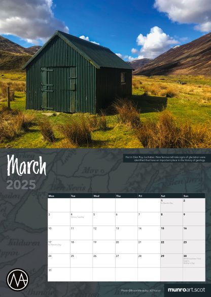 MunroArt Scotland 2025 - A4 Calendar 28 pages - FREE Shipping - Image 4