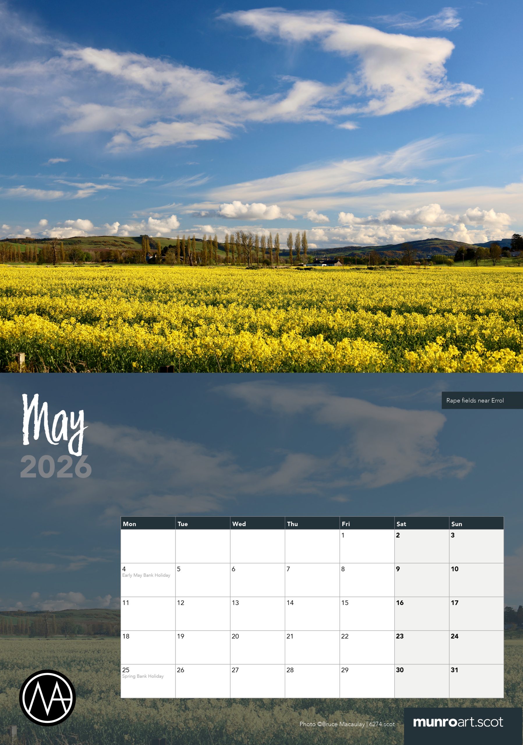 Carse of Gowrie Calendar 2026