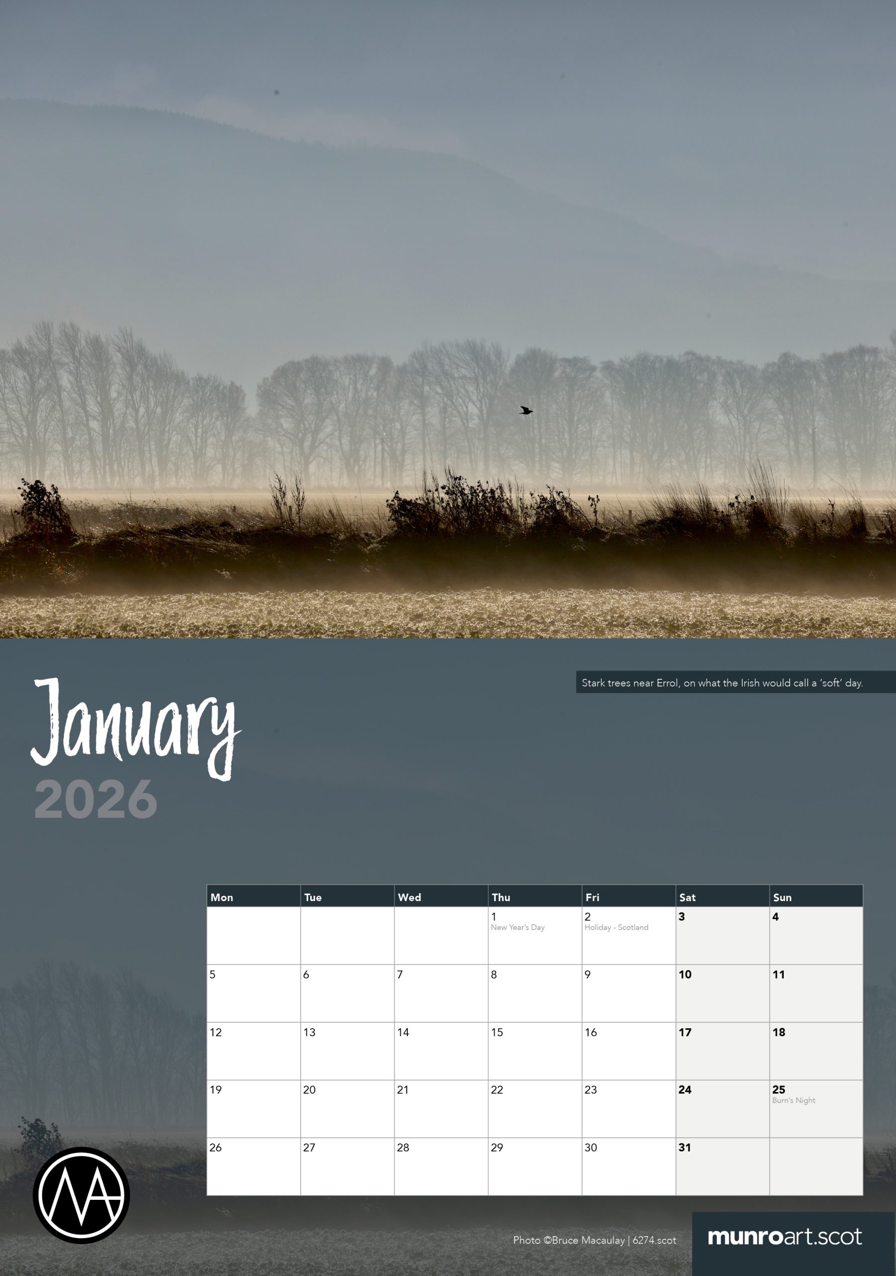 Carse of Gowrie Calendar 2026